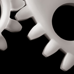Photo of gears made from Acetal Plastic