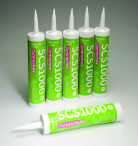 SCS1000 Contractors Silicone Sealant and adhesive
