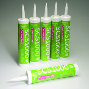 SCS1000 Contractors Silicone Sealant and adhesive