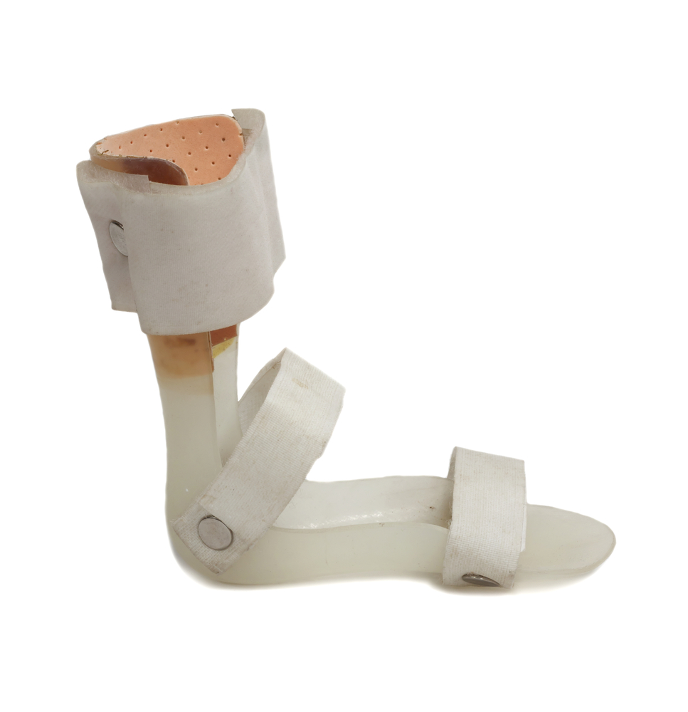 Photo of a brace made from LDPE (Low Density Polyethylene) plastic