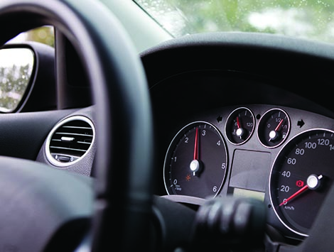 a car dashboard made of plastic parts