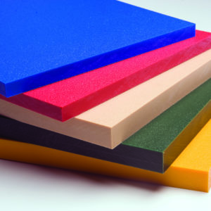 HDPE (High-Density Polyethylene) sheets in assorted colors