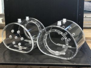 plastic fabricated acrylic torso
