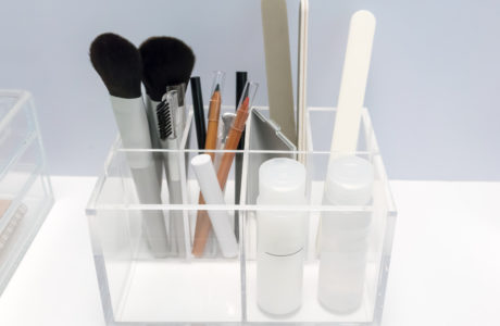 plastic fabricated acrylic organizer