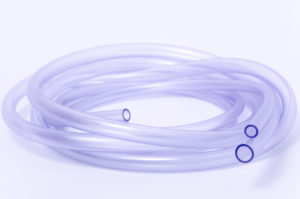 White translucent ETFE (Ethylene Tetrafluoroethylene) tubing