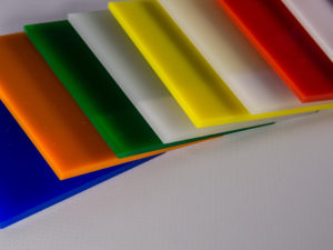 Picture of the uses of colored acrylic