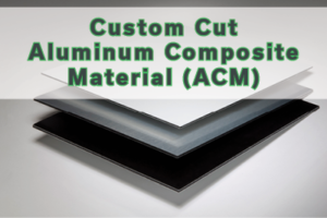 photo of custom cut aluminum composite material