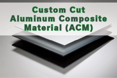 photo of custom cut aluminum composite material 