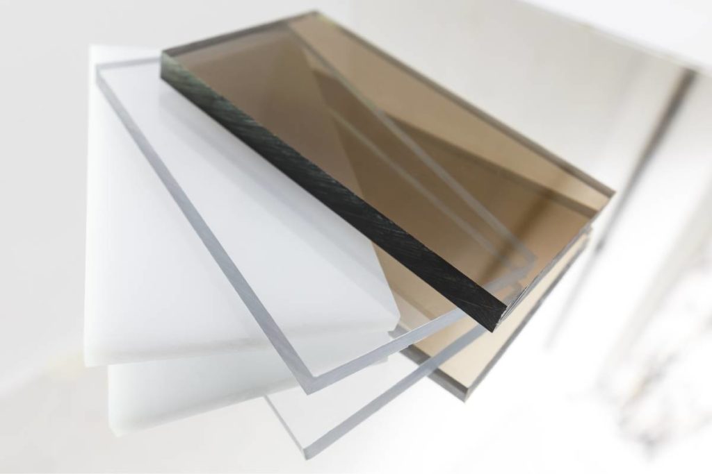 performance plastic sheets stacked on top of each other